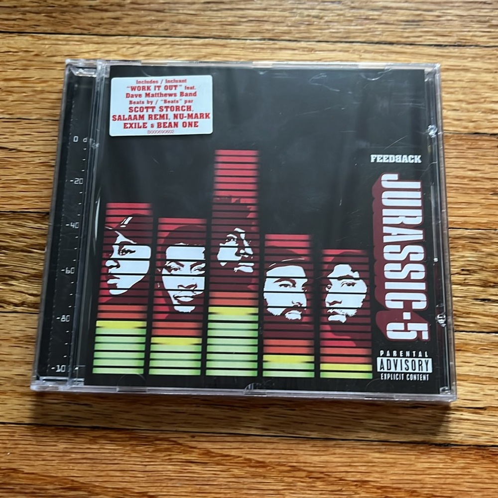 Jurassic-5 Feedback Underground Hip Hop Album / New Sealed / 2006 / Audio CD